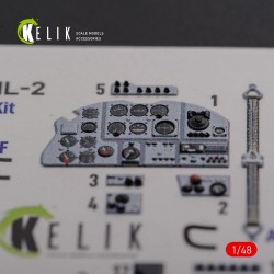 IL-2 Shturmovik interior 3D decals for Tamiya kit 