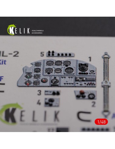 IL-2 Shturmovik interior 3D decals for Tamiya kit 