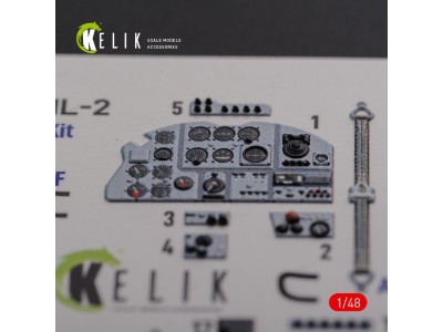 IL-2 Shturmovik interior 3D decals for Tamiya kit 