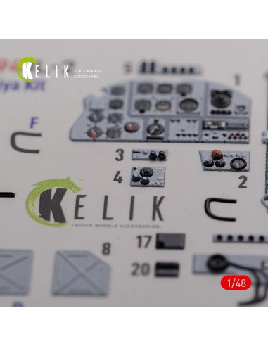 IL-2 Shturmovik interior 3D decals for Tamiya kit 