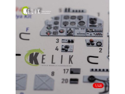IL-2 Shturmovik interior 3D decals for Tamiya kit 