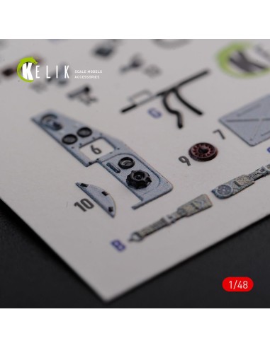 IL-2 Shturmovik interior 3D decals for Tamiya kit 