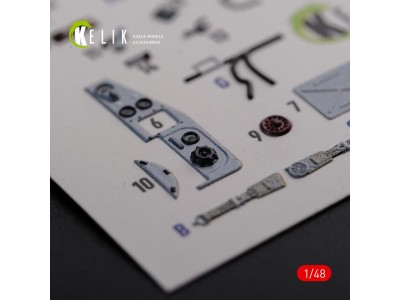 IL-2 Shturmovik interior 3D decals for Tamiya kit 