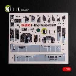 F-105G Thunderchief - interior 3D decals for HobbyBoss kit 