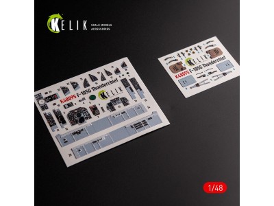 F-105G Thunderchief - interior 3D decals for HobbyBoss kit 