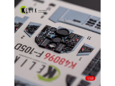 F-105D Thunderchief - interior 3D decals for HobbyBoss kit 