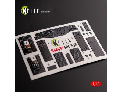 MH-53 Sea Dragon - interior 3D decals for Academy kit 