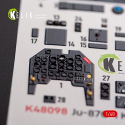 Ju-87G-1 Kanonenvogel - interior 3D decals for Italeri kit 