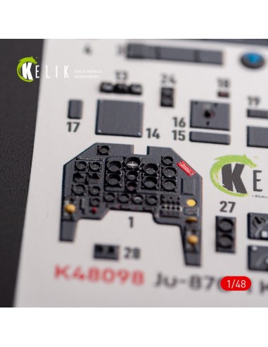 Ju-87G-1 Kanonenvogel - interior 3D decals for Italeri kit 
