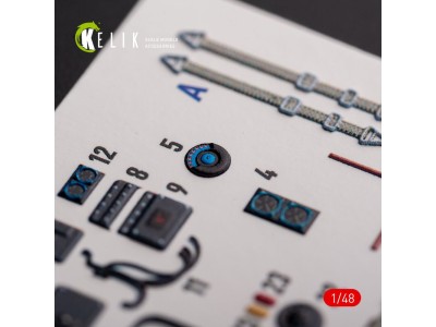 Ju-87G-1 Kanonenvogel - interior 3D decals for Italeri kit 