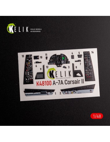 A-7A Corsair II - interior 3D decals for HobbyBoss kit 
