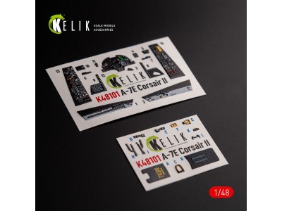 A-7E Corsair II- interior 3D decals for HobbyBoss kit 