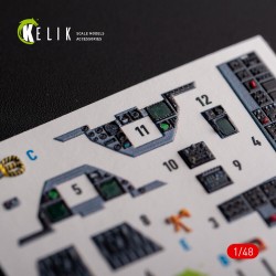 F-16A/C - interior 3D decals for Academy kit 