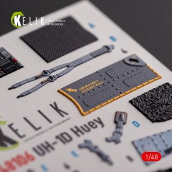 UH-1D Huey - interior 3D decals for Zimi Model/KittyHawk kit  2