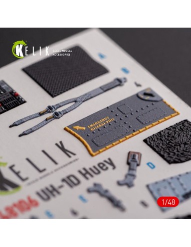 UH-1D Huey - interior 3D decals for Zimi Model/KittyHawk kit 