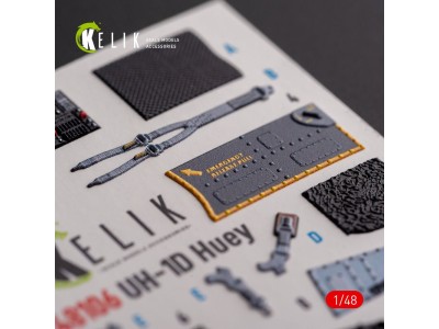 UH-1D Huey - interior 3D decals for Zimi Model/KittyHawk kit 