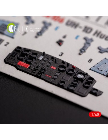 UH-1D Huey - interior 3D decals for Zimi Model/KittyHawk kit 