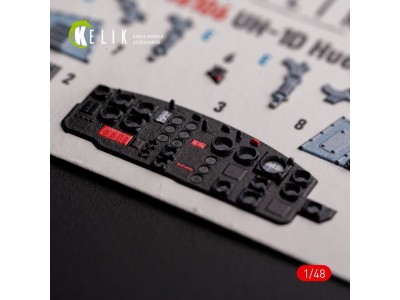 UH-1D Huey - interior 3D decals for Zimi Model/KittyHawk kit 