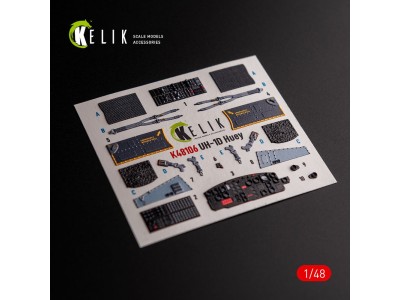 UH-1D Huey - interior 3D decals for Zimi Model/KittyHawk kit 