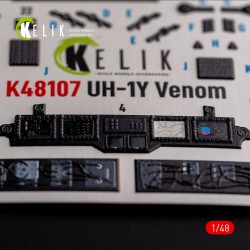 UH-1Y Venom - interior 3D decals for Zimi Model/KittyHawk kit 