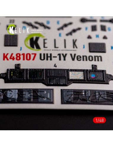 UH-1Y Venom - interior 3D decals for Zimi Model/KittyHawk kit 