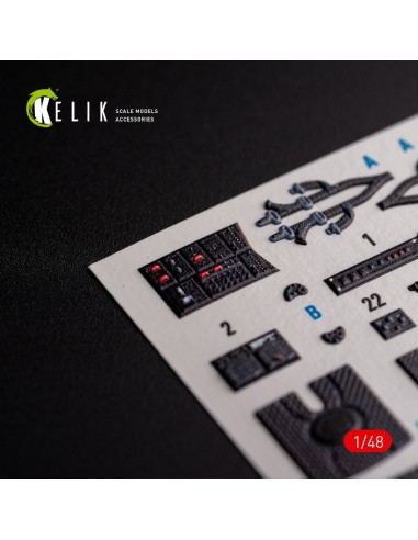 UH-1Y Venom - interior 3D decals for Zimi Model/KittyHawk kit 