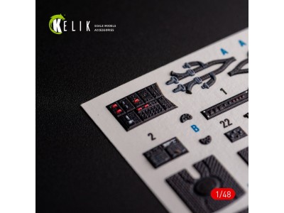 UH-1Y Venom - interior 3D decals for Zimi Model/KittyHawk kit 