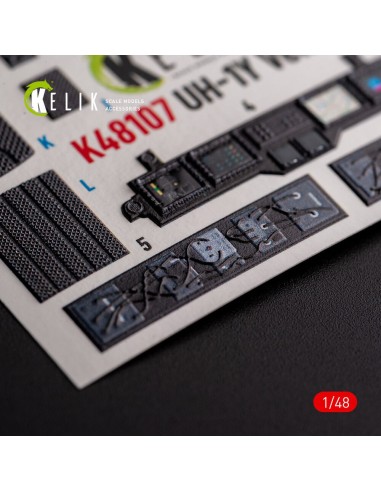 UH-1Y Venom - interior 3D decals for Zimi Model/KittyHawk kit 
