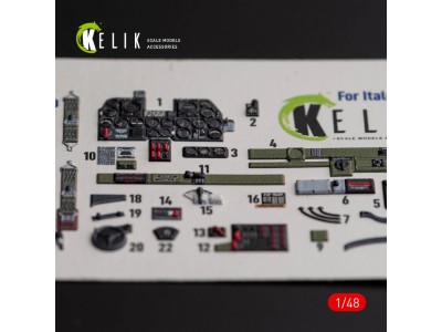 ?-47D Thunderbolt interior 3D decals for Italeri/Academy kit 