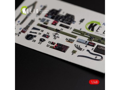 ?-47D Thunderbolt interior 3D decals for Italeri/Academy kit 
