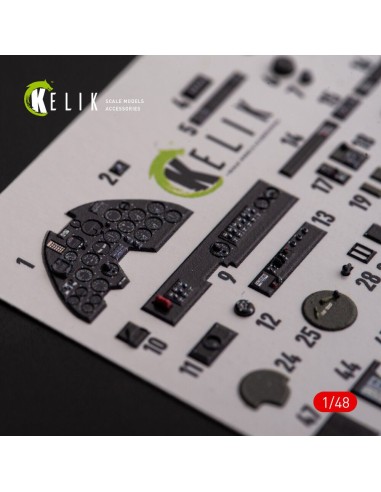 ?-38F Lightning - interior 3D decals for Academy kit 