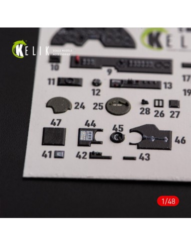 ?-38F Lightning - interior 3D decals for Academy kit 