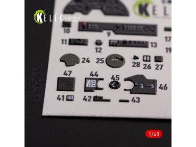 ?-38F Lightning - interior 3D decals for Academy kit 