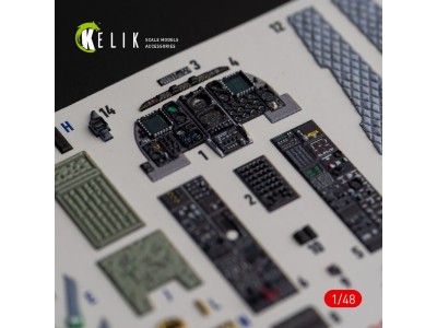 A-10C Thunderbolt II interior 3D decals for Italeri kit 