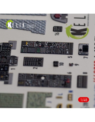A-10C Thunderbolt II interior 3D decals for Italeri kit 