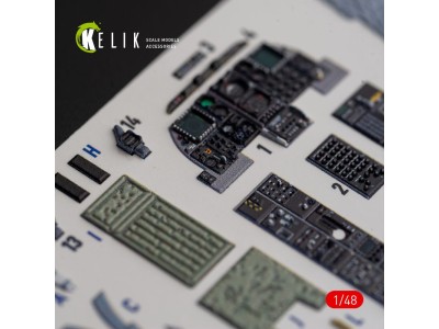 A-10C Thunderbolt II interior 3D decals for Italeri kit 