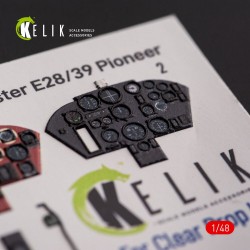Gloster E28/39 Pioneer - interior 3D decals for ClearProp kit 