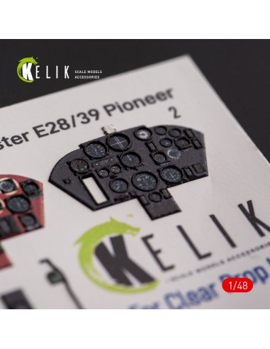 Gloster E28/39 Pioneer - interior 3D decals for ClearProp kit 