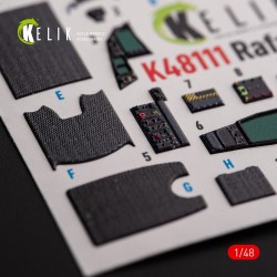 Rafale C - interior 3D decals for Academy/Revell kit  2