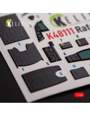 Rafale C - interior 3D decals for Academy/Revell kit 