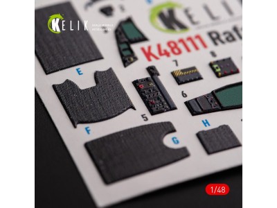 Rafale C - interior 3D decals for Academy/Revell kit 