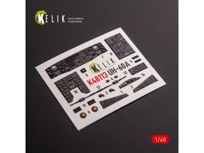 UH-60A Black Hawk - Type 1 interior 3D decals for ICM kit 