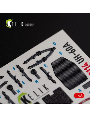 UH-60A Black Hawk - Type 2  Defence Intelligence of Ukraine interior 3D decals for ICM kit 