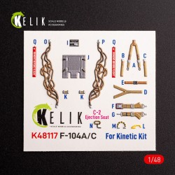 F-104 A/C - interior 3D decals for Kinetic kit 