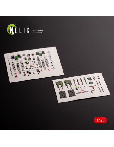 Jas-39 B/D - interior 3D decals for Zimi Model/KittyHawk kit kit 