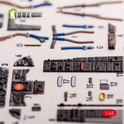 F-104G - interior 3D decals for Kinetic kit 