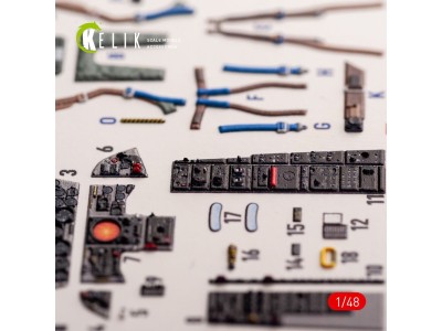 F-104G - interior 3D decals for Kinetic kit 