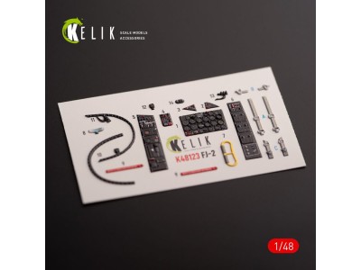 FJ-2 - interior 3D decals for Italeri kit 