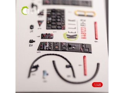 FJ-2 - interior 3D decals for Italeri kit 