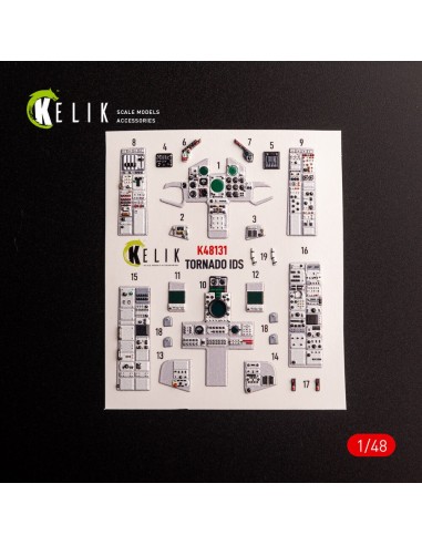 Tornado IDS - interior 3D decals for Italeri kit 